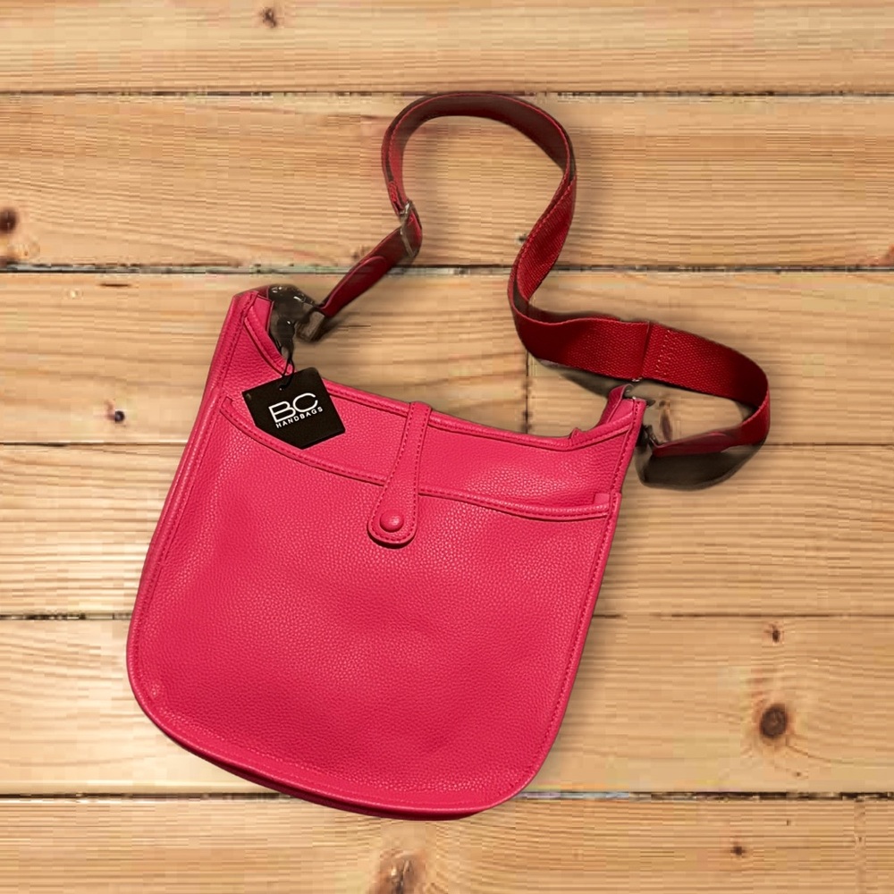 Signature Vibrant Pink Crossbody Bag